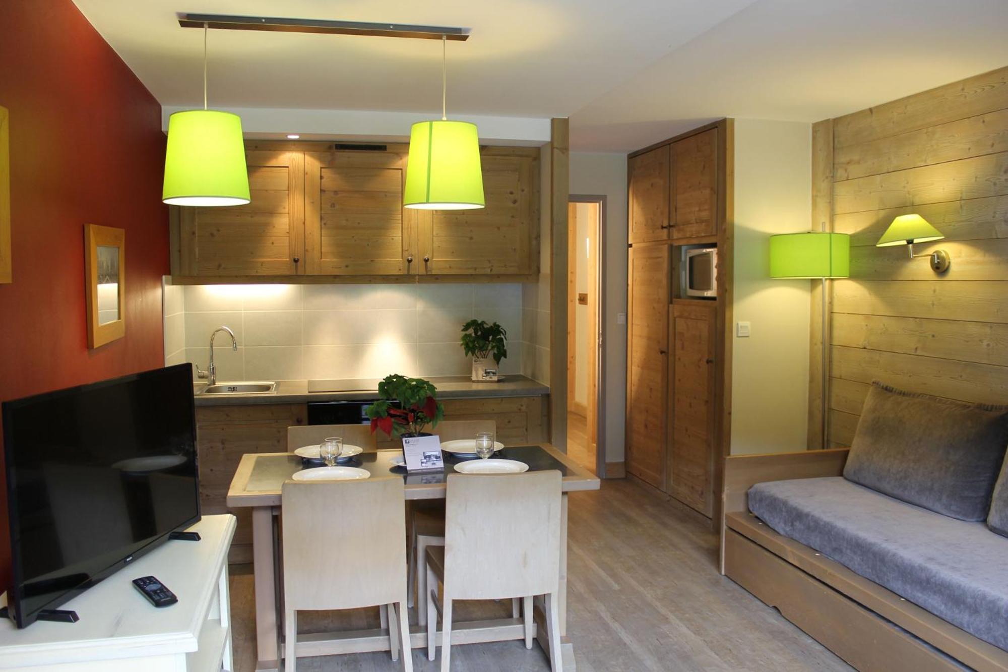 Residence Christiana 406 Cles Blanches Courchevel La Tania Bagian luar foto